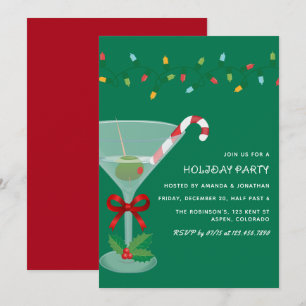 Festiv cocktail - inbjudan till julfest