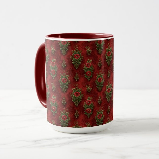 Festiv Damast  Mugg (Framsida vänster)