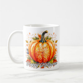 Festiv dekorativ Glad Halloween Pumpa Kaffemugg