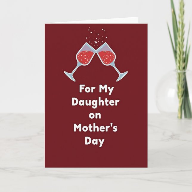 Festiv Dotter Mors Dagen Kort (Framsida)