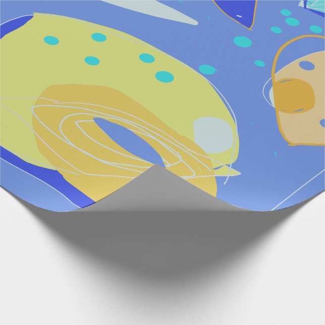 Festiv, färglös omslagning Papper Presentpapper (Hörn)