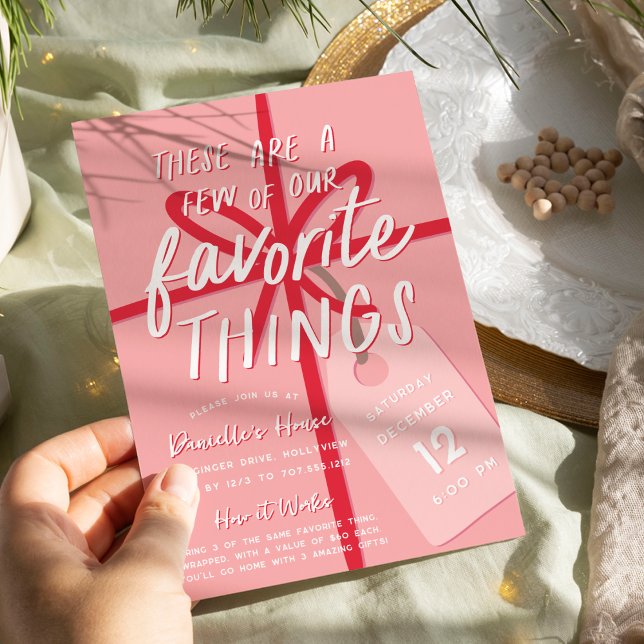 Festiv förpackning | Helgdag Favorite Sak Party Inbjudningar (Skapare uppladdad)