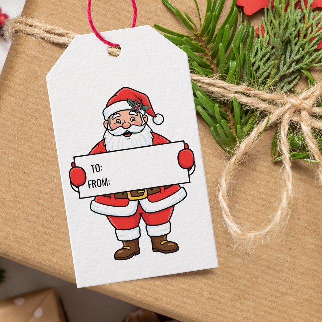 Festiv från tomten  presentetikett (Skapare uppladdad)