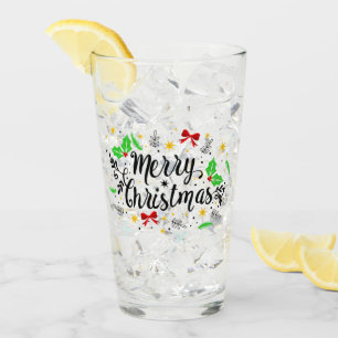 Festiv glad jul glaskopp