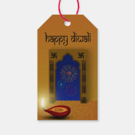 Festiv Glädjefull Diwali Fyrverkerier - Presentkor Presentetikett