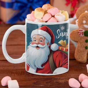 Festiv Glädjefull Jul Tomtens Gåva Julhelg Kaffemugg