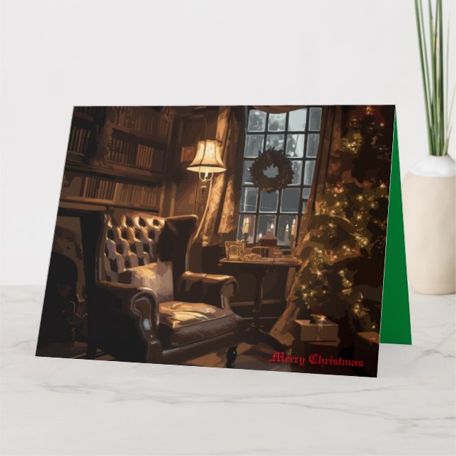 Festiv glans kort (Framsida)