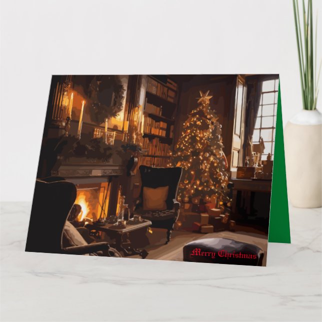 Festiv glöd kort (Framsida)