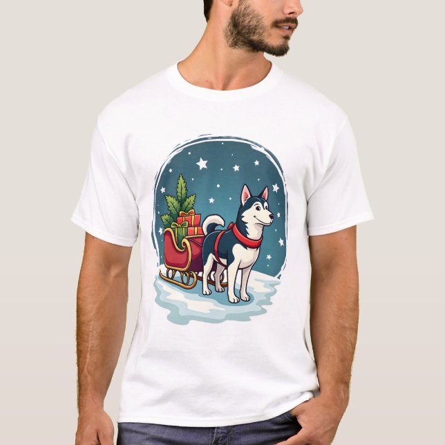 Festiv Huskytur T Shirt (Framsida)