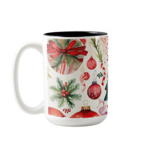 FESTIV JOY CHRISTMAS COFFEE MUGG
