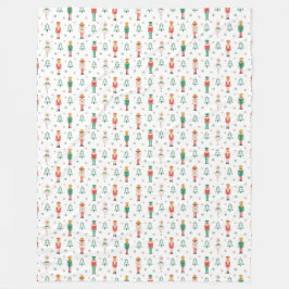 Festiv jul nötknäppare balettdansös  fleecefilt