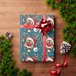 Festiv juldukstorkduk med renar presentpapper