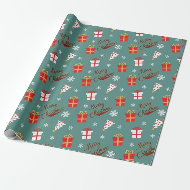 Festiv julhelg  presentpapper (Utrullad)