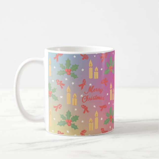 Festiv julhelgskund kaffemugg (Vänster)