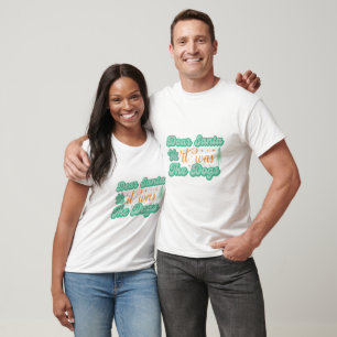 Festiv julhund t shirt