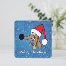 Festiv jullånghårig taxhund