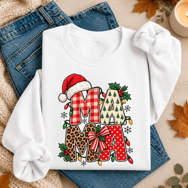Festiv julmamma t shirt (Festive Christmas Mama Sweatshirt
)
