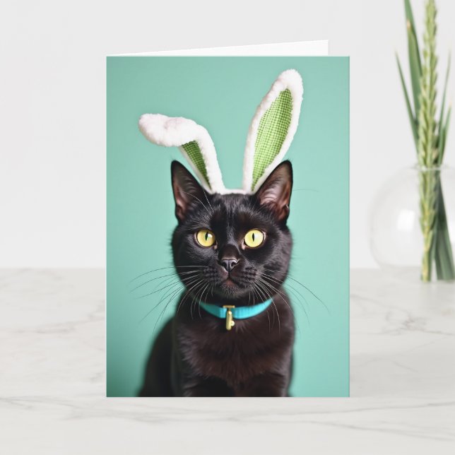 Festiv Kattporträttskort Kort (Framsida)