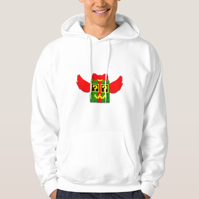 Festiv Lucky Block Jul Brainrot Blockar Hoodie (Framsida)