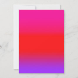 Festiv Magenta Röd Lila Ombre Inbjudningar