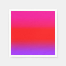 Festiv Magenta Röd Lila Ombre Pappersservett