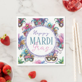 Festiv Mardi Gras Pappersservett