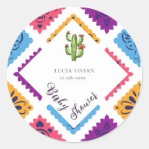 Festiv mexikansk pappersfläkt Kaktus Bebis