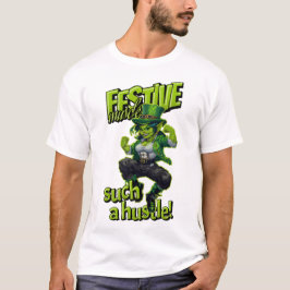 Festiv muskel som Hustle Bold Leprechaun Orca T Shirt