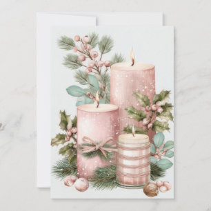 Festiv och elegant julhälsningskort julkort
