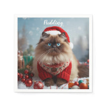 Festiv Ragdoll Katt Jul Personlig