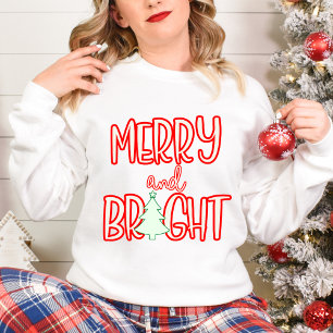 Festiv Retro Julsvettar med Julgran T Shirt