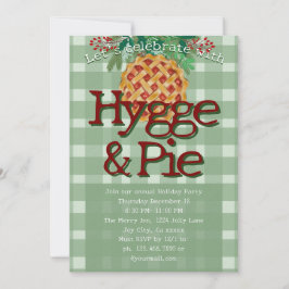 Festiv rolig Holiday Party hygge Inbjudningar