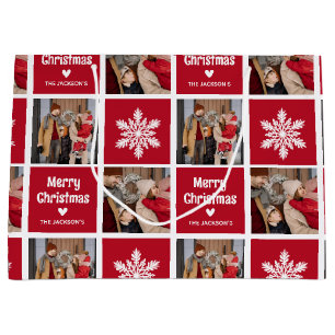 Festiv Rolighet 2x Foto Grid Julpresent