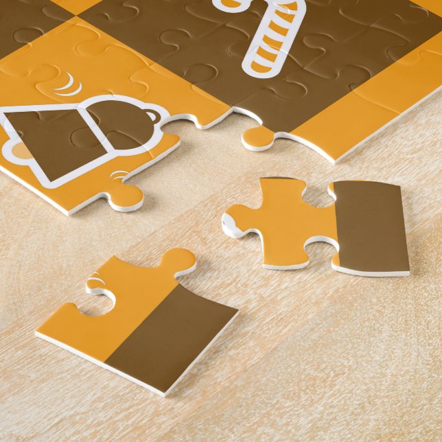 Festiv rut-mönster för högtider pussel (Sidan)