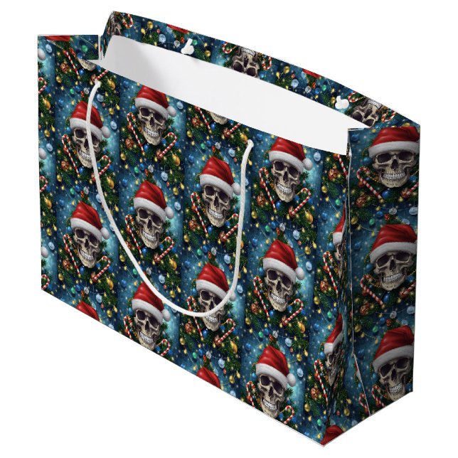 Festiv Santa Dödskalle (Baksidan Vinklad)