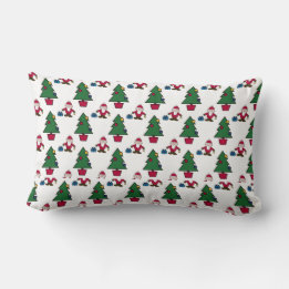 Festiv Santa jul kastkudde | Mysig Lumbarkudde