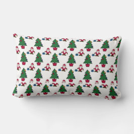 Festiv Santa jul kastkudde | Mysig Lumbarkudde