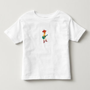 Festiv skelettgitarrspelare t shirt