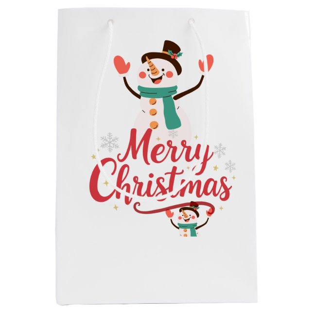Festiv Snömannen God Jul Lävemedel (Framsidan)