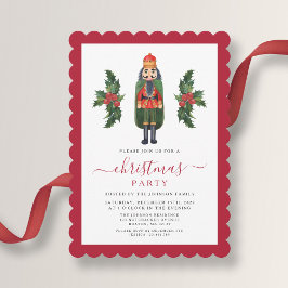 Festiv Söt Nötknäppare Julfest Inbjudningar