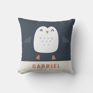 Festiv, söt penguin personlig barnens kudde
