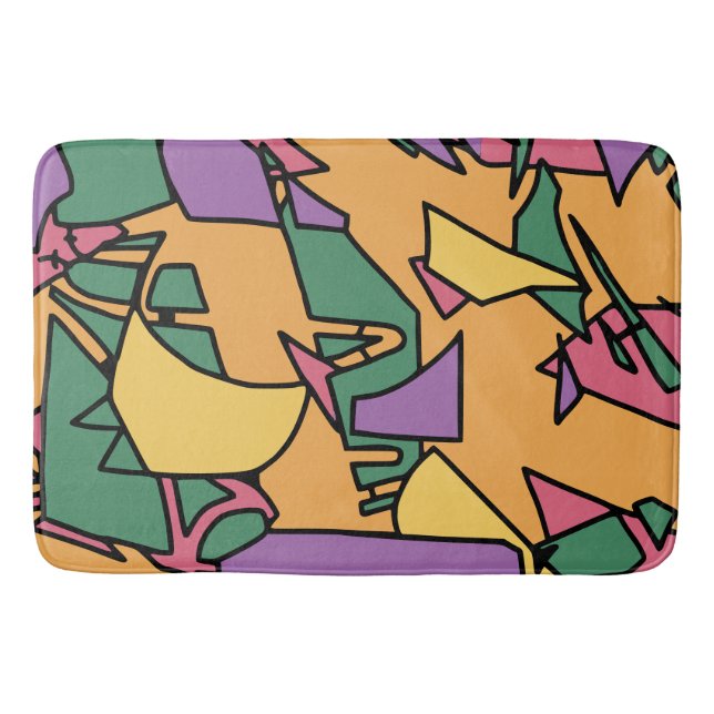 Festiv tudell badrumsmatta (Framsidan)