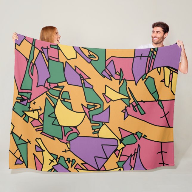 Festiv tudell fleecefilt (På plats)