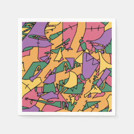 Festiv tudell pappersservett