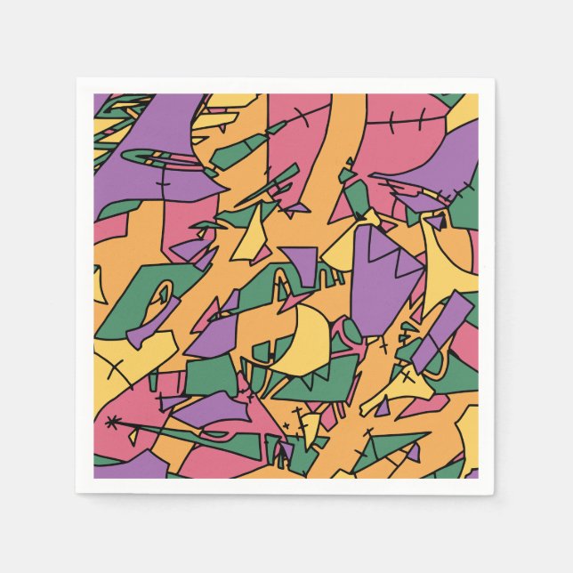 Festiv tudell pappersservett (Framsidan)