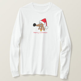 Festiv valp av rashund till jul t shirt