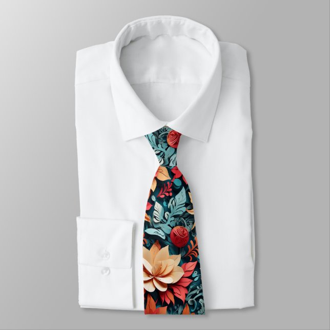 Festiv vinterblomma elegans slips (Bunden)