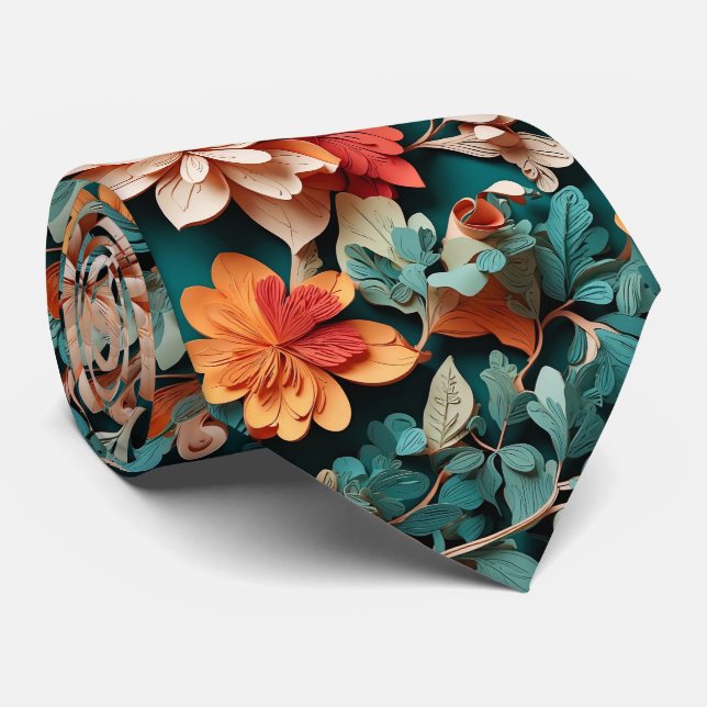 Festiv vinterblomma elegans slips (Rullad)