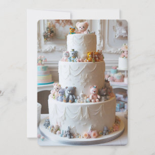 FESTIV VITE LAGRAR CAKE DEKORAD MED LEKSAK