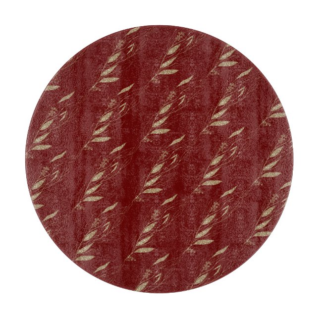 FESTIVA CHRISTMAS RED GULD TRAY CUTBOARD (Framsidan)